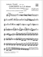 Antonio Vivaldi: Concerto in la minore per flautino Rv 445 (noty na příčnou flétnu, klavír)