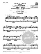 Antonio Vivaldi: Laudate Pueri Dominum. Salmo 112 Rv 601 (noty na klavír, zpěv)