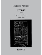Antonio Vivaldi: Kyrie Rv 587 (noty na klavír, zpěv)