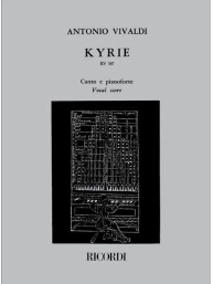 Antonio Vivaldi: Kyrie Rv 587 (noty na klavír, zpěv)