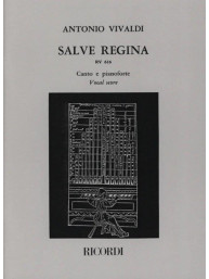 Antonio Vivaldi: Salve Regina RV616 (noty na klavír, zpěv)