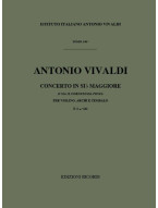 Antonio Vivaldi: Concerto in Si b Maggiore RV 363 (noty na housle, smyčcový orchestr, partitura)