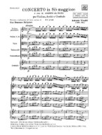 Antonio Vivaldi: Concerto in Si b Maggiore RV 363 (noty na housle, smyčcový orchestr, partitura)