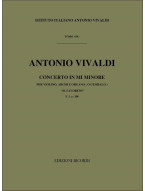 Antonio Vivaldi: Concerto In Mi Min. 'Il Favorito' (noty na housle, smyčcový orchestr, partitura)