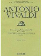 Antonio Vivaldi: Geme L'Onda Che Parte Dal Fonte Rv 657 (noty na klavír, zpěv)