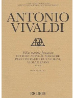 Antonio Vivaldi: Perfidissimo Cor! Iniquo Fato! Rv 674 (noty na zpěv, smyčce, klavír, partitura)