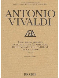 Antonio Vivaldi: Perfidissimo Cor! Iniquo Fato! Rv 674 (noty na zpěv, smyčce, klavír, partitura)