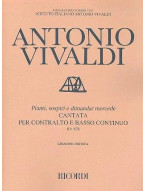 Antonio Vivaldi: Pianti, Sospiri E Dimandar Mercede Rv 676 (noty na klavír, zpěv)