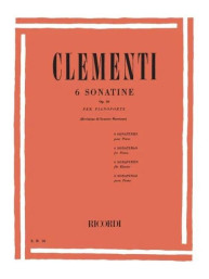Muzio Clementi: 6 Sonatine Op. 36 (noty na sólo klavír)
