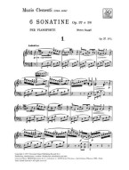 Muzio Clementi: 6 Sonatine Op. 37 E 38 (noty na klavír)