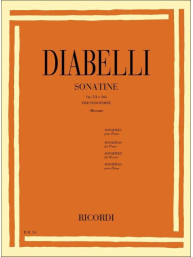 Anton Diabelli: 11 Sonatine Op. 151 E Op. 168 (noty na klavír)