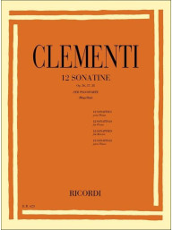 Muzio Clementi: 12 Sonatine Op. 36, 37, 38 (noty na klavír)