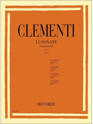 Muzio Clementi: 12 Sonate. Volume I: Nn. 1 - 6 (noty na klavír)