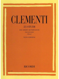 Muzio Clementi: 23 Studi Dal 'Gradus Ad Parnassum' (noty na klavír)