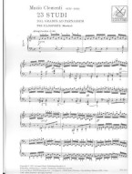 Muzio Clementi: 23 Studi Dal 'Gradus Ad Parnassum' (noty na klavír)