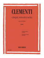 Muzio Clementi: 5 Sonate Facili (noty na klavír)