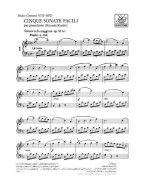 Muzio Clementi: 5 Sonate Facili (noty na klavír)