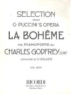 Giacomo Puccini: La Boheme. Selection by Charles Godfrey (noty na klavír)