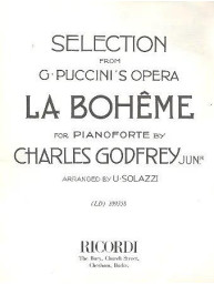 Giacomo Puccini: La Boheme. Selection by Charles Godfrey (noty na klavír)