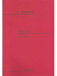 Gioachino Rossini: 5 Pezzi (noty na klavír)