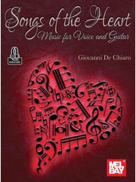 Songs of the Heart Music for Voice and Guitar (noty na kytaru, zpěv)(+audio)