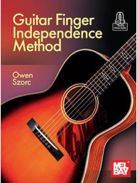 Owen Szorc: Guitar Finger Independence Method (noty, tabulatury na kytaru)(+audio)