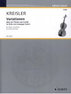 Fritz Kreisler: Variationen über ein Thema von Corelli F-Dur (noty na housle, klavír)