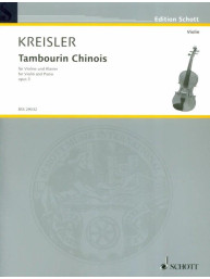 Fritz Kreisler: Tambourin Chinois op. 3 (noty na housle, klavír)