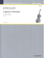Fritz Kreisler: Caprice Viennois (noty na housle, klavír)