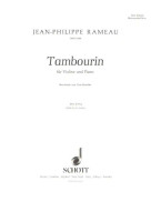 Jean-Philippe Rameau: Tambourin (noty na housle, klavír)