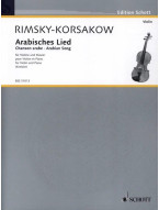 Nikolaj Rimskij-Korsakov: Arabisches Lied (noty na housle, klavír)