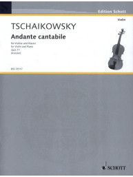 P.I. Čajkovskij: Andante Cantabile - Kreisler (noty na housle, klavír)