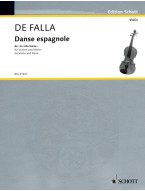 Manuel de Falla: Danse Espagnole de La vida breve (noty na housle, klavír)