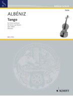 Isaac Albéniz: Tango Opus 165/2 (noty na housle, klavír)