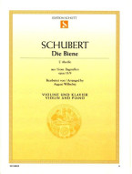 Franz Schubert: Die Biene op. 13/9 (noty na housle, klavír)