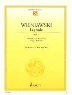 Henryk Wieniawski: Legende Opus 17 (noty na housle, klavír)