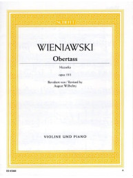 Henryk Wieniawski: Obertass Mazurka Opus 19/1 (noty na housle, klavír)