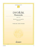 Antonín Dvořák: Humoreska Opus 101/7 (noty na housle, klavír)