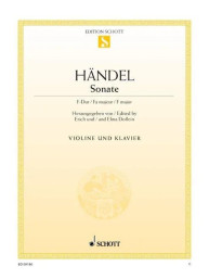 Georg Friedrich Händel: Sonate XII F-Dur (noty na housle, klavír)