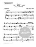 Georg Friedrich Händel: Sonate XII F-Dur (noty na housle, klavír)