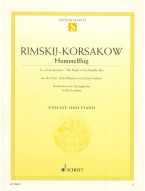 Nikolaj Rimskij-Korsakov: Hummelflug aus Das Märchen vom Zaren Saltan (noty na housle, klavír)