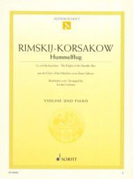 Nikolaj Rimskij-Korsakov: Hummelflug aus Das Märchen vom Zaren Saltan (noty na housle, klavír)