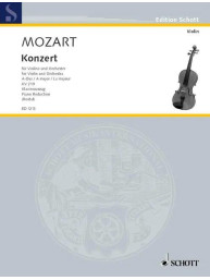 Wolfgang Amadeus Mozart: Concerto A Major KV 219 (noty na housle, klavír)