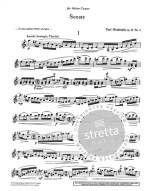 Paul Hindemith: Sonate Opus 31/2 (noty na housle)