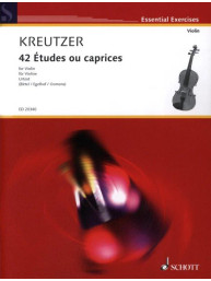 Rodolphe Kreutzer: 42 Etudes Ou Caprices (noty na housle)