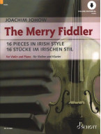 Joachim Johow: The Merry Fiddler - 16 Pieces in Irish Style (noty na housle, klavír)(+audio)