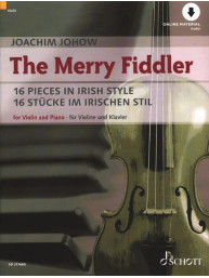 Joachim Johow: The Merry Fiddler - 16 Pieces in Irish Style (noty na housle, klavír)(+audio)