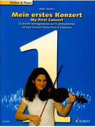 Peter Mohrs: My First Concert - Mein erstes Konzert (noty na housle, klavír)