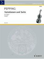Ernst Pepping: Variations and Suite (noty pro 2 housle)