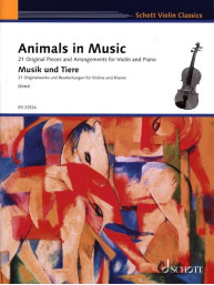 Animals in Music (noty na housle, klavír)